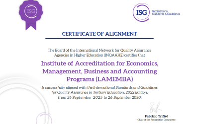 LAMEMBA Achieves International Recognition from INQAAHE